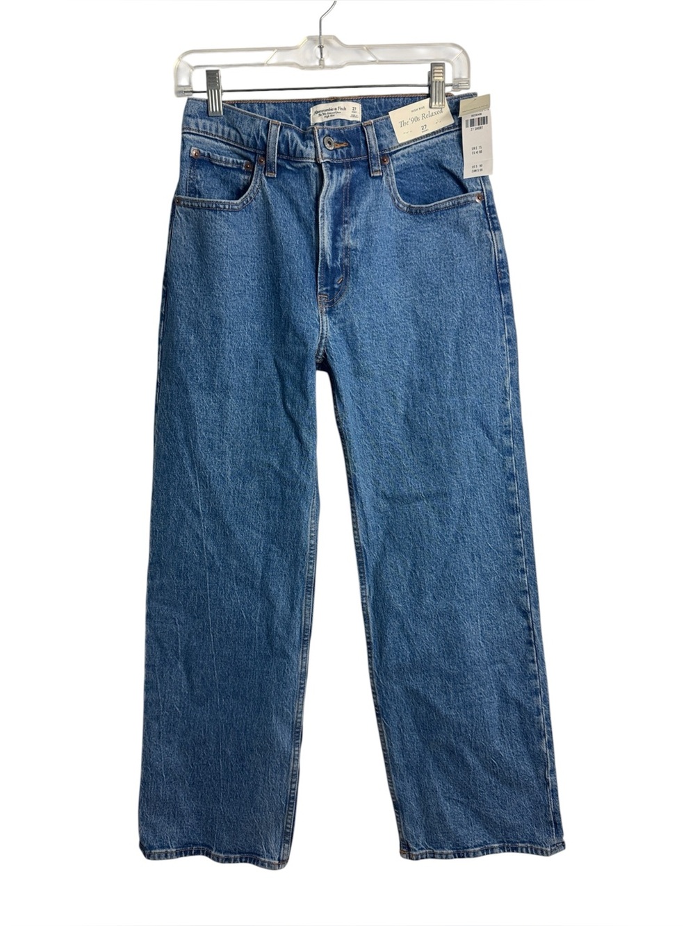 NWT Abercrombie & Fitch The 90s Relaxed Jean High Rise Size‎ 27 Short